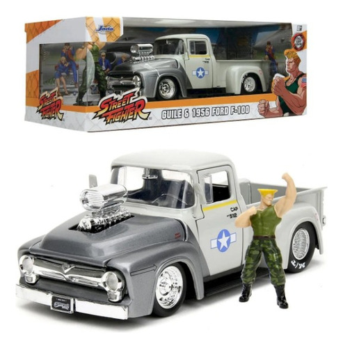  Ford F-100 Escala 1/24 Y Guile De Street Fighter 