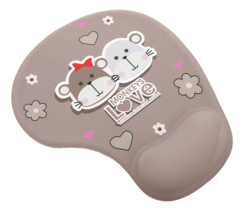 1 Alfombrilla Para Mouse Muñeca Protector Accesorio Impresa