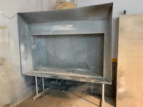 Cabina Pintura Frente Extraccion Compacto Impecable Aguado