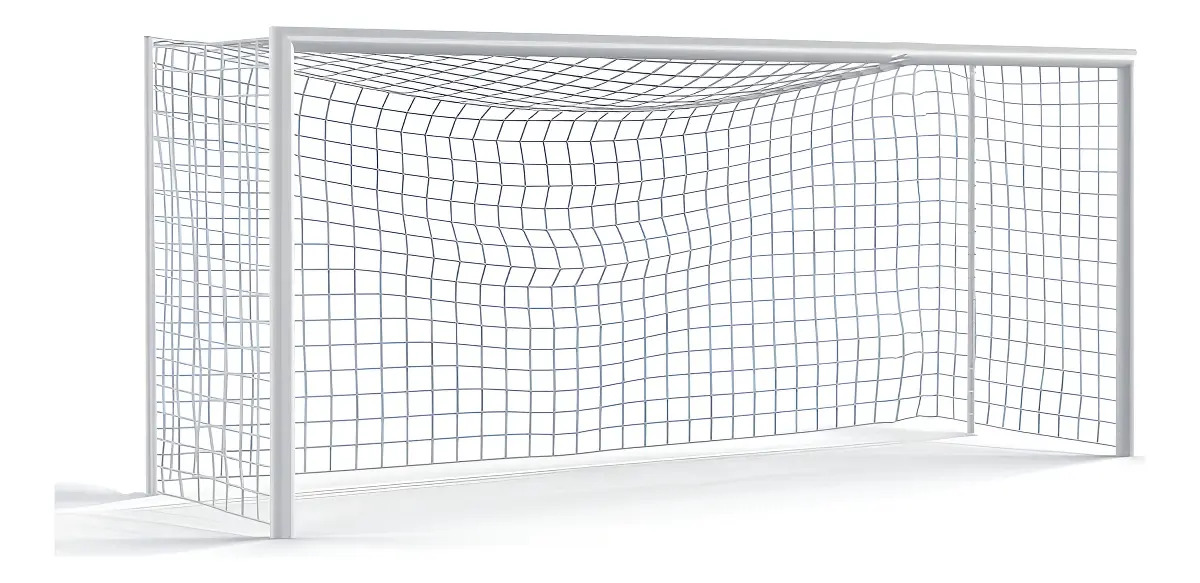 Par De Rede Para Gol Society 6mts Fio 2mm Caixote Nylon
