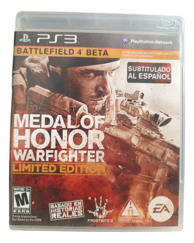 Medal Of Honor Warfighter Play Station 3 Ps3 
