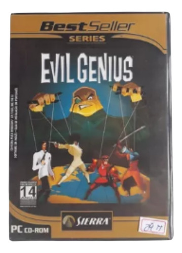 Cd De Jogo Evil Genius  Sierra Best Seller 29h