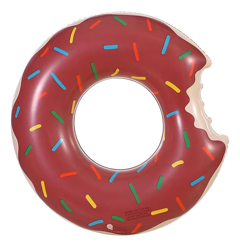 Anillo De Natación Grueso, Diámetro Exterior 75cm Café