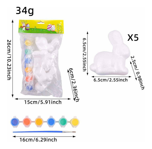Kit De Pintura De Pascua, Adornos De Pintura Para Sin Huevos
