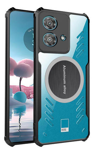 Funda Para Moto Edge 40 Neo  Rudo Uso Magnetic Case