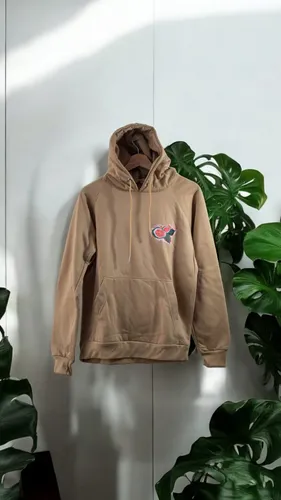 Hoodie Casa Rhomcus Unisex Algodón Escote V Con Capucha