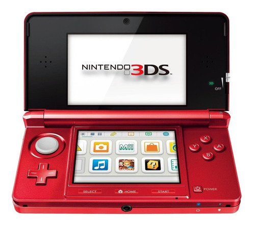 Nintendo 3DS Standard cor  metallic red