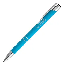 Comprar 50 Lapiceras Metal Soft Con Logo Personalizado Grabado Laser