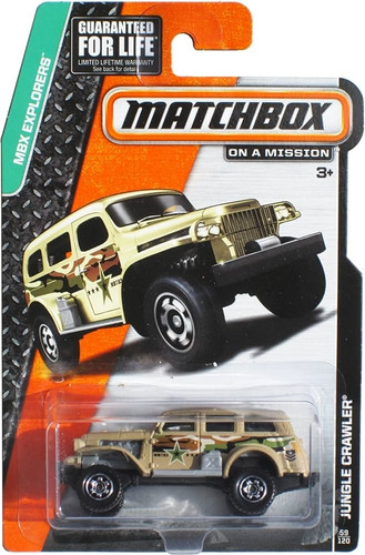 Matchbox On A Mission - Jungle Crawler - Miniatura