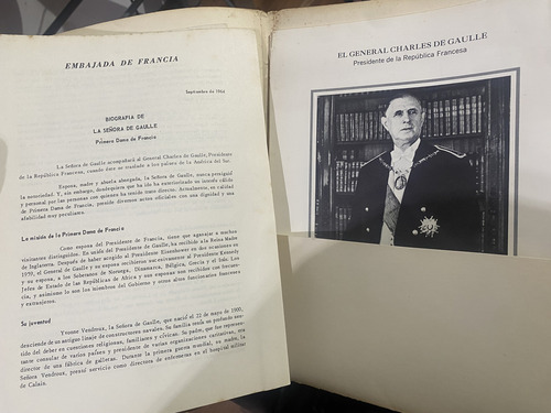 Visita Del General De Gaulle A La Argentina 1964 Embajada Fr
