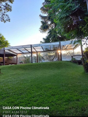 Imagen 5 de 24 de Casa Piscina Climatizada A 34 Grados, Con Cerramiento En Pvc. En Parque Del Plata