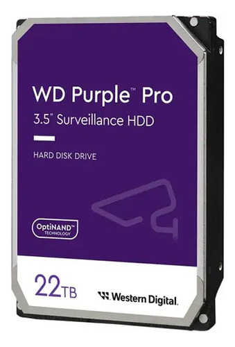 Disco Rigido Western Digital Purple Pro 22tb Hard Drive 3.5 