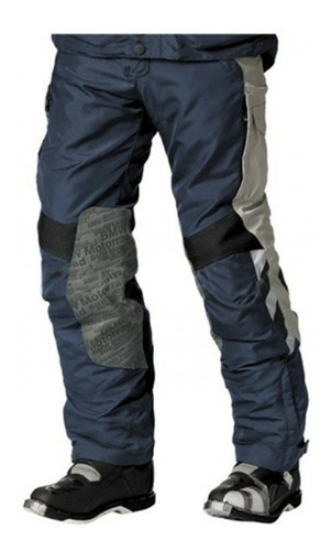 Pantalón Moto Rallye Hombre Azul Gris (56) Original Bmw