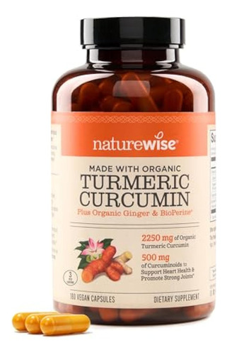 Naturewise - Curcumina Orgánica, No Model, 1