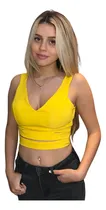 Comprar Cropped Bengaline  Com Bojo E Com Detalhes Em Aberturas