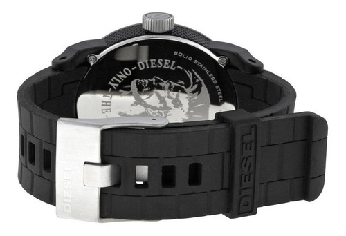 Reloj Unisex Diesel Dz1437 Color Negro De Plastico