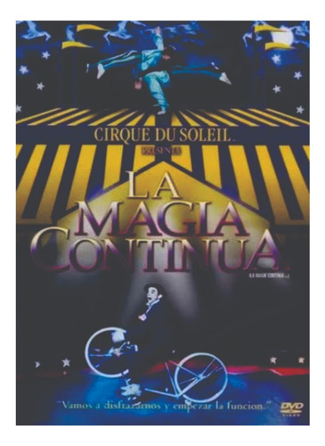 La Magia Continua  Cirque Du Soleil Dvd Cerrado Nuevo !!!