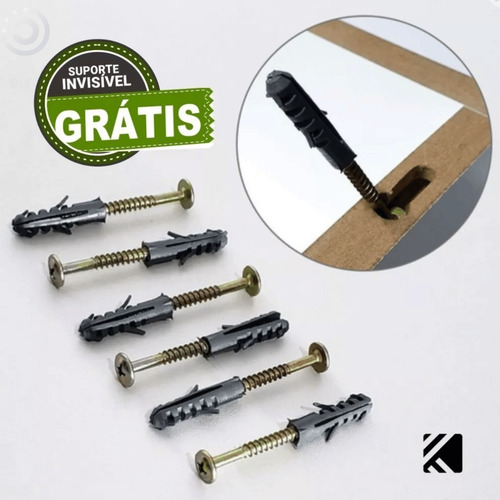 Kit 7 Prateleiras Nicho Mdf Madeira Quarto Cozinha Multiuso