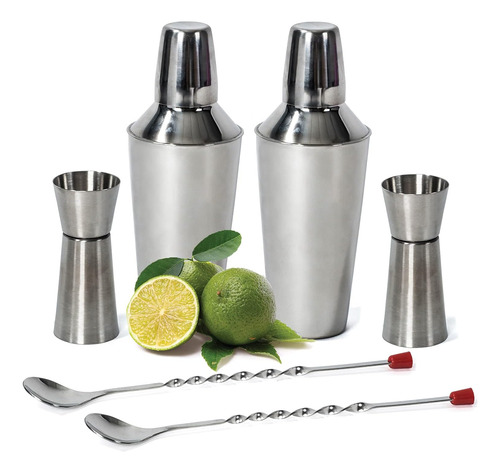 Cocktail Shaker 2 Pack 6 Pc Set Bar Herramientas 24 Oz ...