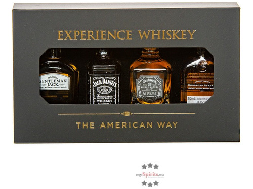 Coleccion 4  Botellas Mini Whisky  Experience Whiskey Estuch