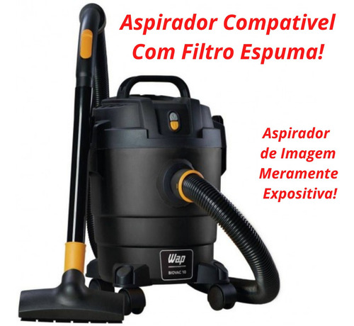 Imagem 6 de 6 de Filtro De Espuma Para Aspiradores Wap ( Fw005248) Original