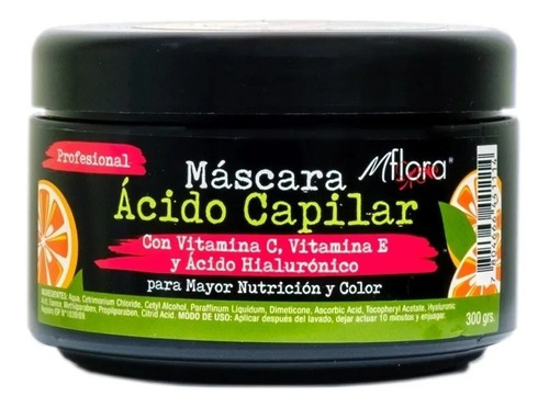 Crema Ácido Cítrica Sellado Color Para Cabello Teñido 300g