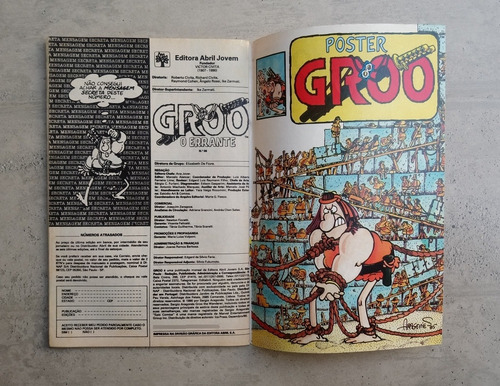 Hq Groo O Errante N° 8 - Dezembro 1990 - Editora Abril (Usado)