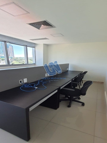 Imagem 6 de 12 de Salvador Shopping Business Sala Comercial Mobiliada Com 114m2 No Caminho Das Árvores - Chr075 - 70787648