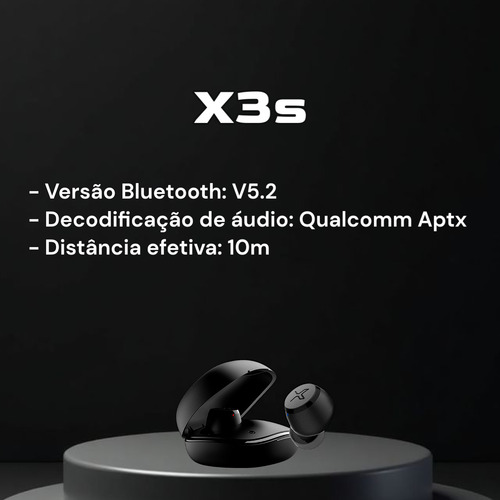 Fone De Ouvido Bluetooth Edifier X3s - Black