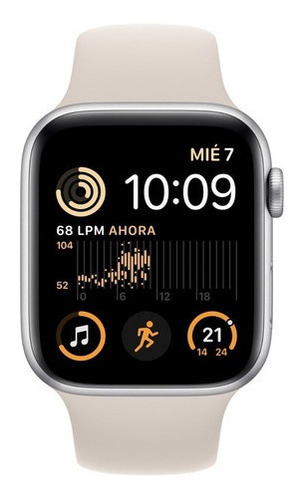 Imagen 2 de 10 de Apple Watch Se (2da Gen) (gps) Aluminio Blanco De 44 Mm