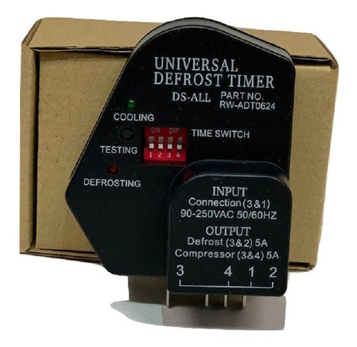 Timer De Descongelado Universal Para Heladera Frio Seco 