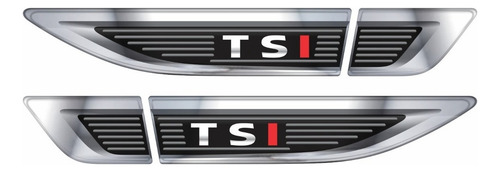 Kit Adesivo Aplique Lateral Compatível Vw T-cross Tsi