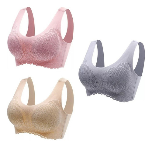 3 Bra 5d Comfort Plus Sujetador Moderno Pechos Baratos