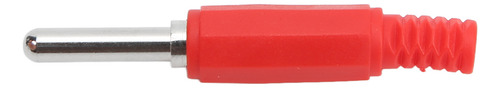 Tapón Tipo Banana Rojo, 10 Unidades J.10023, 4 Mm, Latón Pro