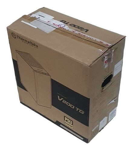 Imagen 6 de 6 de Gabinete Gamer Thermaltake V200 Tg Con Fuente 500w Leer