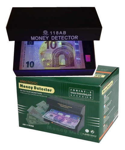 Detector De Billetes Falsos Luz Ultravioleta