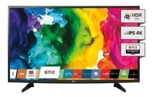 Tv Led 4k LG 43'' Smart Tv Webos 3.0 Ultra Hd 43uh6100 2160p