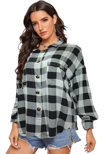 Camisa escocesa mujer chile sale