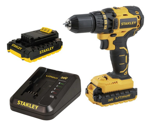 Taladro/destornillador Brushless 20v Stanley Sbd20s2k-b3 Color Amarillo