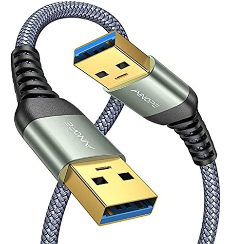 Cable Usb A Usb Ainope, Cable Usb 3.0 A Usb 3.0 [1,5 Pies] [