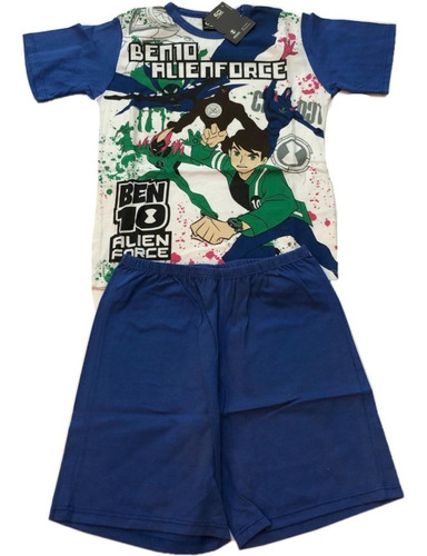 Pijama Verano Nene Disney Ben 10 Manga Corta Short 843-12