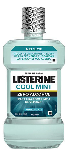 Enjuague Bucal Listerine® Cool Mint Zero X 500 Ml