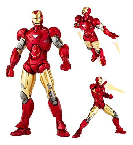 Iron Man ( Mark Vi ) Sci-fi Revoltech 024 