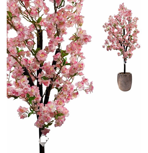 Planta Artificial Árvore Cerejeira Sakura 1,70mt Altura