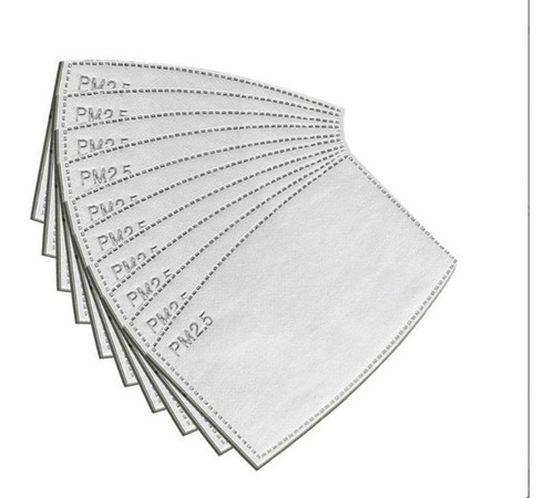 Filtro Carbon Activo N95 Pm2.5 Repuestos 10pzs