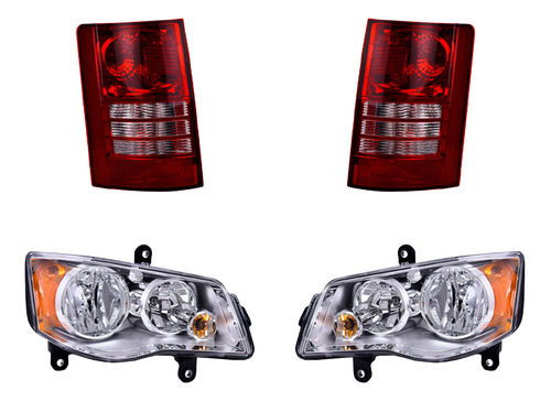 Faros + Calaveras Kit Depo Town & Country Chrysler 08 - 10