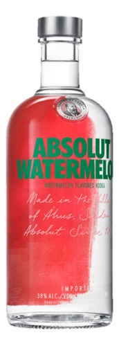 Absolut Watermelon Vodka 750ml Sabor Natural 38% Alcohol Sabor Sandía