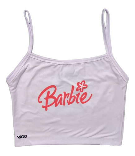 Top Blanco Barbie Unisex 