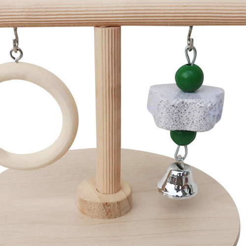 De Juegos Para Loros, Jaula De Pájaros De Madera, Accesorio