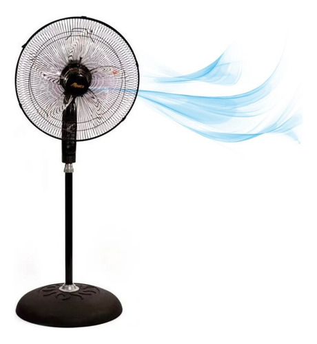 Ventilador Pie 20 Pulgadas Alpaca V-20 100w 5 Aspas Base    